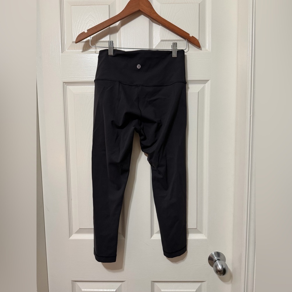 Lululemon wunder train high rise crop size 8 vvvvguc - Picture 2 of 6